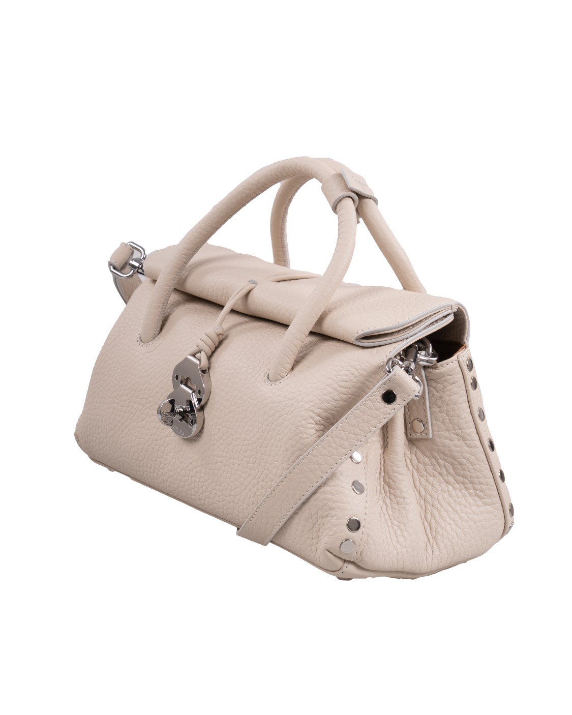 shop ZANELLATO  Borsa: Zanellato borsa "Dotta" small in pelle martellata.
Chiusura roll-top magnetica e nastrini tubolari con fibbia twist-lock.
Tracolla regolabile e removibile.
Tasca interna.
Dimensioni: Larghezza 32 cm, altezza 17 cm, profondità 15,5 cm, luce del manico 16 cm.
Composizione: 100% pelle di vitello.
Made in Italy.. 068750 S 1120000-Z1175 number 7218614